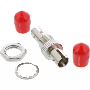 InLine optický konektor simplex ST/ST multimode kovová objímka 89990B