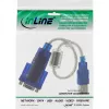 USB na Sub-D 9-pólový sériový adaptérový kábel Premium InLine 33304D