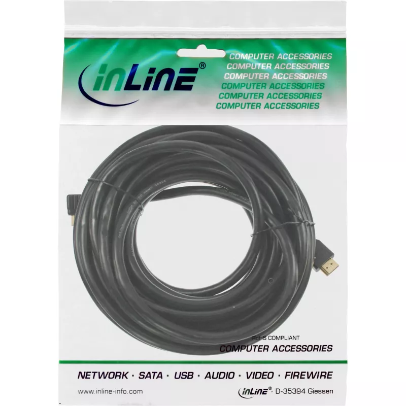 InLine HDMI Mini kábel, High Speed HDMI, AM/CM, pozlátený, 1m