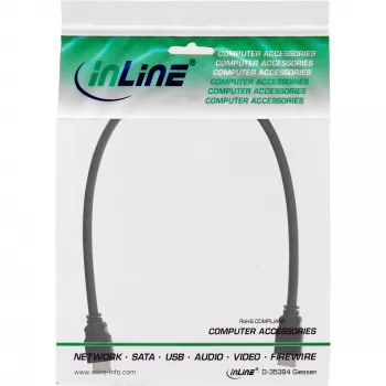 HDMI kábel High Speed InLine 17601E 1 m samec/samec čierny