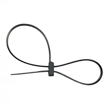 InLine montovateľné dvojhlavé viazacie pásky na káble 300 mm x 4,8 mm, nylon, čierna, 100 ks