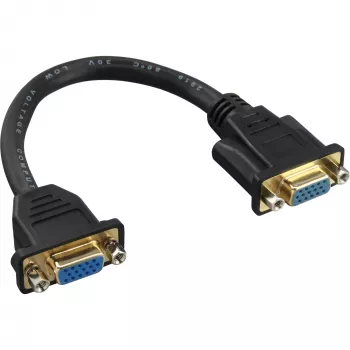 InLine VGA adaptérový kábel 15-pin VGA samica/samica 0,2 m