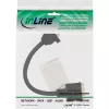 InLine VGA adaptérový kábel 15-pin VGA samica/samica 0,2 m