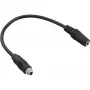 InLine audio adaptérový kábel, 3,5 mm stereo samica na samicu, s jedným plášťom, 0,2 m