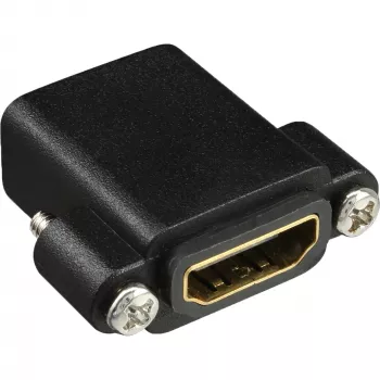 InLine HDMI adaptér Type-A samica / A samica pozlátený s prírubou, 4K2K