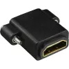 InLine HDMI adaptér Type-A samica / A samica pozlátený s prírubou, 4K2K
