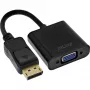 InLine Basic DisplayPort adaptérový kábel, DP samec / VGA samica čierny 0,15 m
