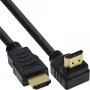 InLine High Speed HDMI kábel s Ethernetom, zahnutý, 1 m