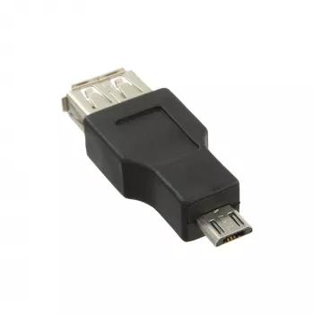 InLine Micro-USB adaptér Micro-B samec USB A samica 31604