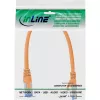 InLine Patch kábel S/FTP PiMF Cat.6A bezhalogénový 500MHz oranžový 0,3m