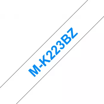 Popisovacia páska M Brother MK223BZ modrá na bielu 9 mm