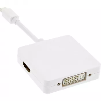 InLine Mini DisplayPort na HDMI DVI DisplayPort adaptérový kábel 17195I