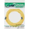 InLine Patch kábel S/FTP PiMF Cat.6A bezhalogénový 500MHz žltý 20m