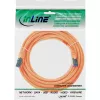 InLine Patch kábel S/FTP PiMF Cat.6A bezhalogénový 500MHz oranžový 20m