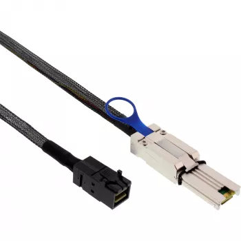 InLine Mini SAS HD kábel SFF-8643 na SFF-8088 2m