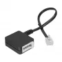 TAE adaptérový kábel RJ11 6P4C konektor samec na TAE-N konektor samica InLine 69946