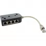 InLine ISDN splitter 1 -> 8, 0,15 m, s odpormi