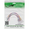 InLine ATX napájací adaptérový kábel / klasický P8/P9-A konektor pre AT základnú dosku 0,20 m