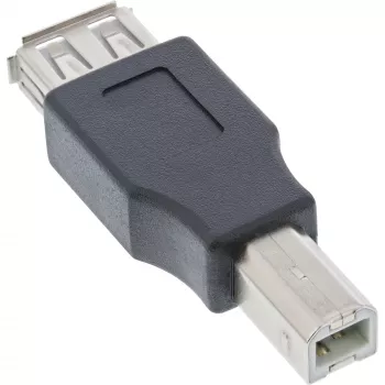 USB 2.0 adaptér Type-A konektor samica / Type-B konektor samec InLine 33442