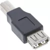 USB 2.0 adaptér Type-A konektor samica / Type-B konektor samec InLine 33442
