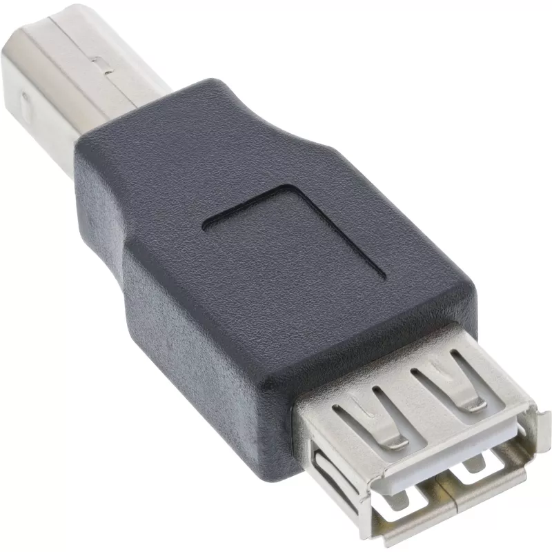USB 2.0 adaptér Type-A konektor samica / Type-B konektor samec InLine 33442