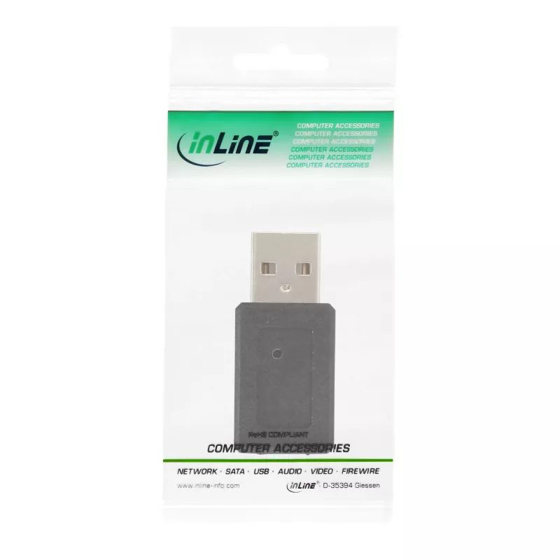 USB 2.0 adaptér Type-A konektor samec / Mini 5-pol konektor samica InLine 33500A