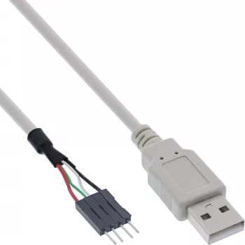 InLine USB 2.0 adaptérový kábel USB Type-A konektor samec / Pin-Header konektor samec, 0,40 m