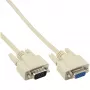 InLine VGA kábel 15 HD konektor samec/konektor samica béžový 3 m