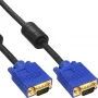 InLine S-VGA kábel Premium 15HD konektor samec/konektor samec čierny 0,5 m