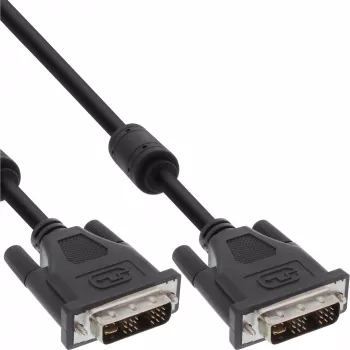 DVI-I kábel 24+5 M/M Dual Link InLine 17791 1,8 m
