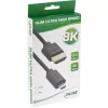 InLine tenký Ultra High Speed HDMI kábel AM/DM 8K4K pozlátený čierny 2m