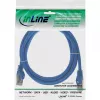 InLine patch kábel F/UTP Cat.5e modrý 0,3 m