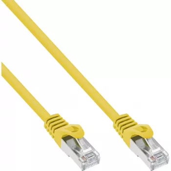 InLine patch kábel F/UTP Cat.5e žltý 0,3m