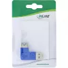 USB 3.0 adaptér Type-A samec / A samica doľava zahnutý 90° InLine 35300M
