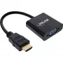 InLine konvertorový kábel HDMI na VGA s audio aktívny video konvertor čierny