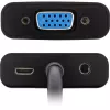InLine konvertorový kábel HDMI na VGA s audio aktívny video konvertor čierny