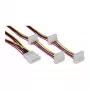 Interný napájací kábel InLine 29654A 1x 4-pinový Molex / 4x 4-pinový Molex 1 m