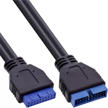 InLine USB 3.0 predlžovací interný header konektor samec/samica 33448I 0,35 m