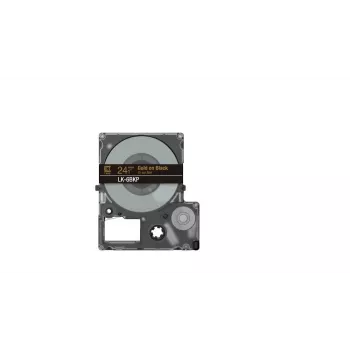Etiketová páska Epson LK-6BKP čierna zlatá 2,4 cm termotransferová