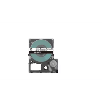 Etiketová páska Epson LK-4WBJ čierna biela termotransferová 1,2 cm