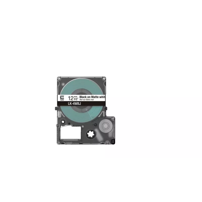 Etiketová páska Epson LK-4WBJ čierna biela termotransferová 1,2 cm