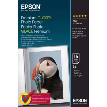 Epson Premium Glossy Photo Paper - A4 - 15 listov