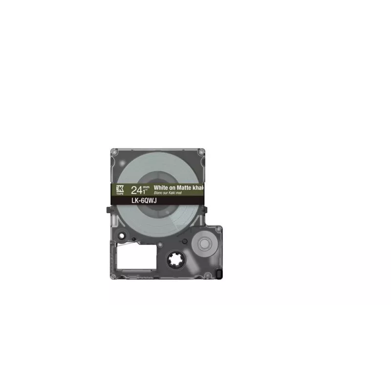Epson LK-6QWJ khaki, biela