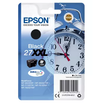 Epson jednotlivé balenie čierna 27XXL DURABrite Ultra atrament