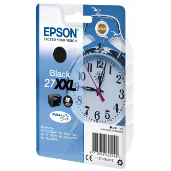 Epson jednotlivé balenie čierna 27XXL DURABrite Ultra atrament