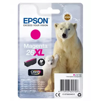 Epson Eisbär samostatné balenie magenta 26XL Claria Premium atrament