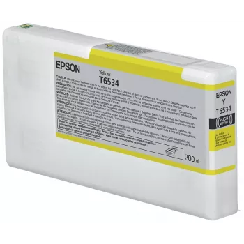 Epson T6534 žltá atramentová kazeta (200 ml), žltá, pigmentový atrament, 200 ml, 1 ks