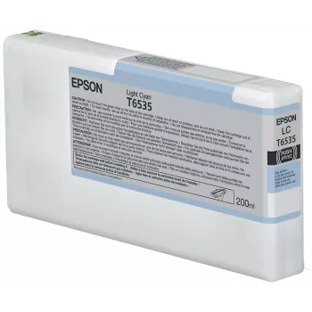 Epson T6535 svetlo-cyan atramentová kazeta (200 ml), svetlo-cyan, pigmentový atrament, 200 ml, 1 ks