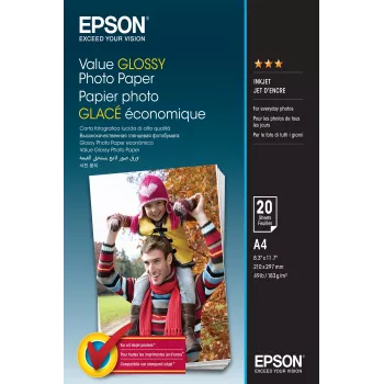 Epson Value Glossy fotopapier - A4 - 20 listov