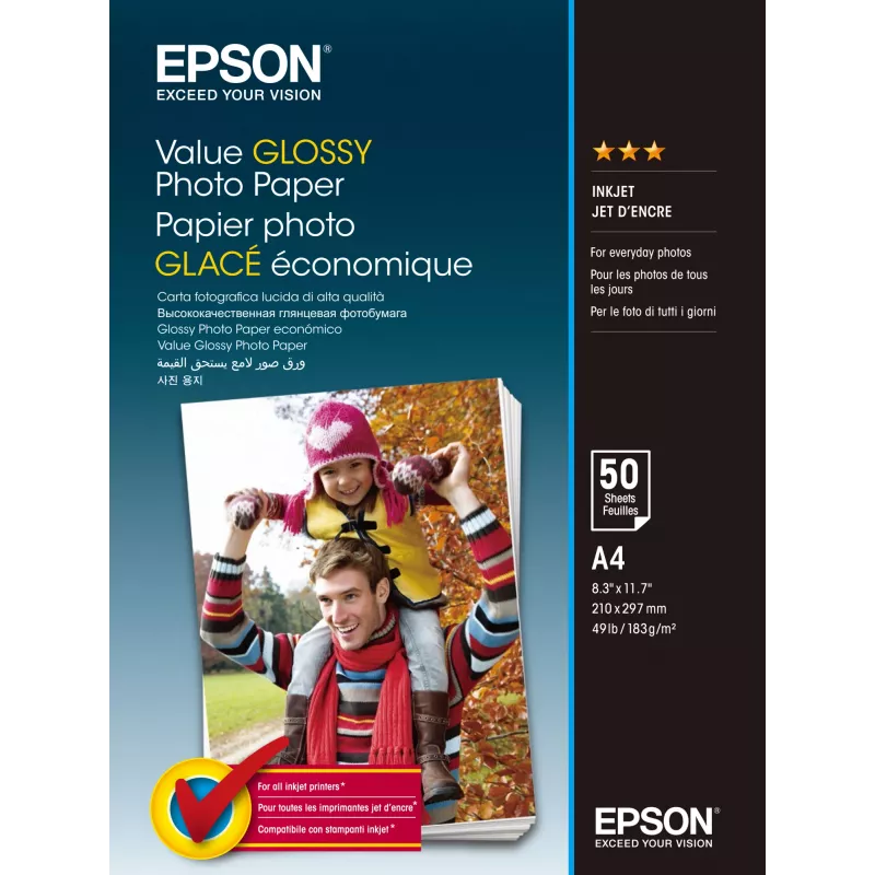Epson Value Glossy fotopapier - A4 - 20 listov